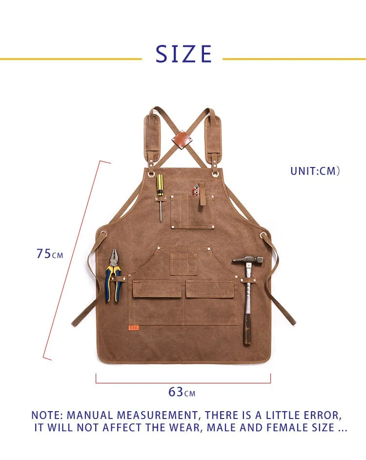 Multifunctional Heavy Duty Woodwork Tool Apron