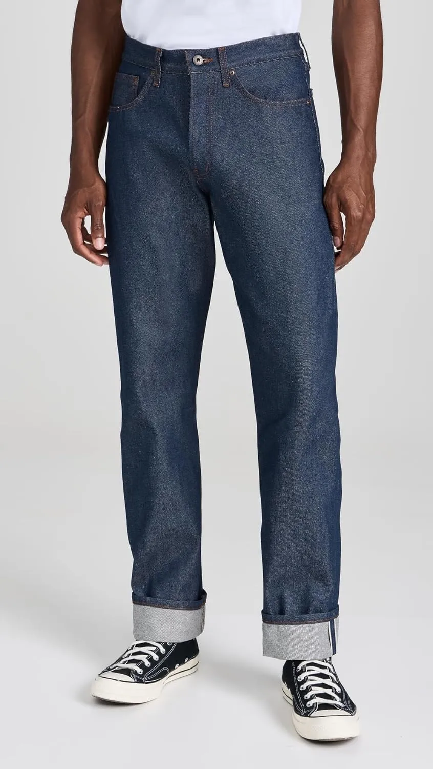 Naked & Famous Denim Men's True Guy - Natural Indigo Selvedge Jeans
