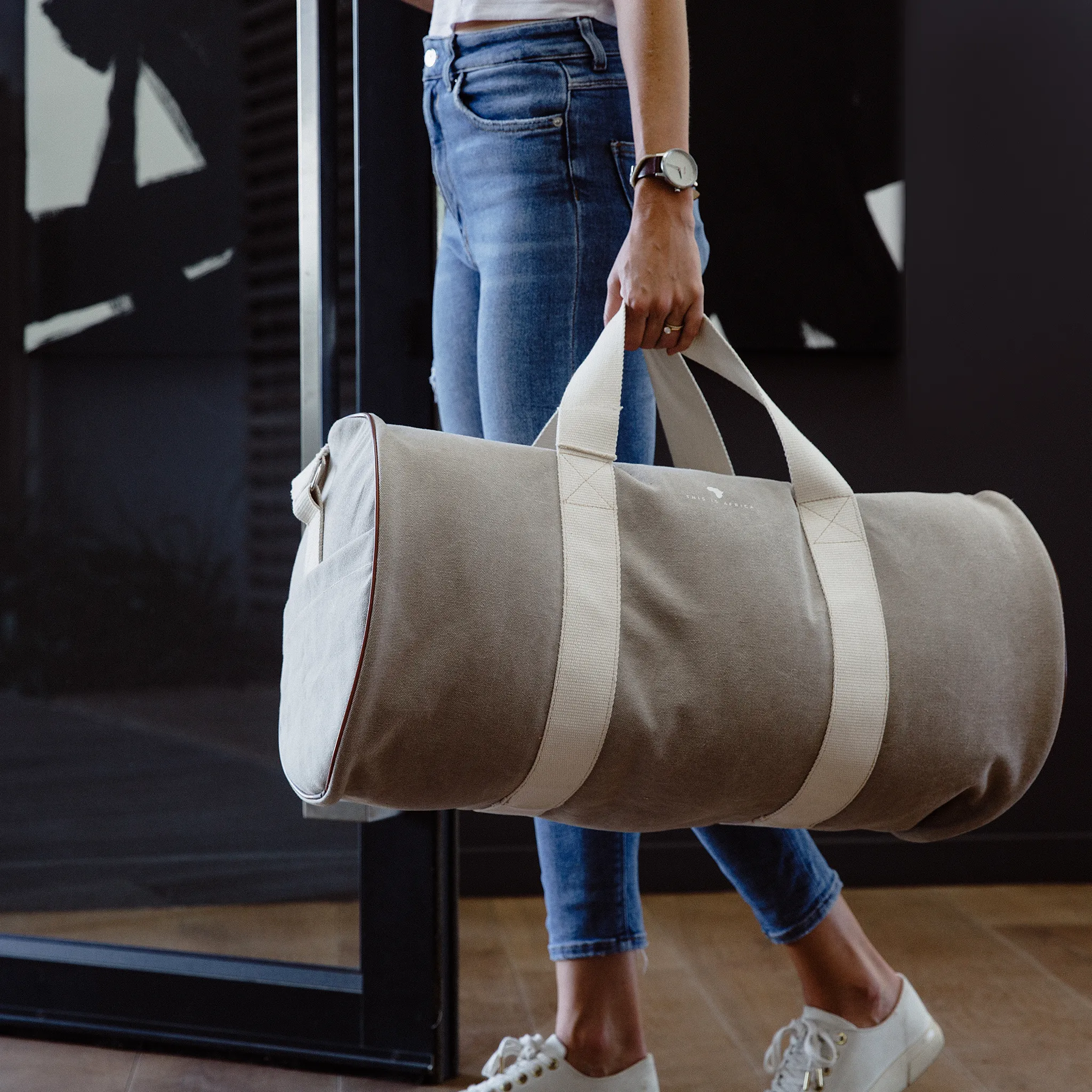 Natural Duffel Bag