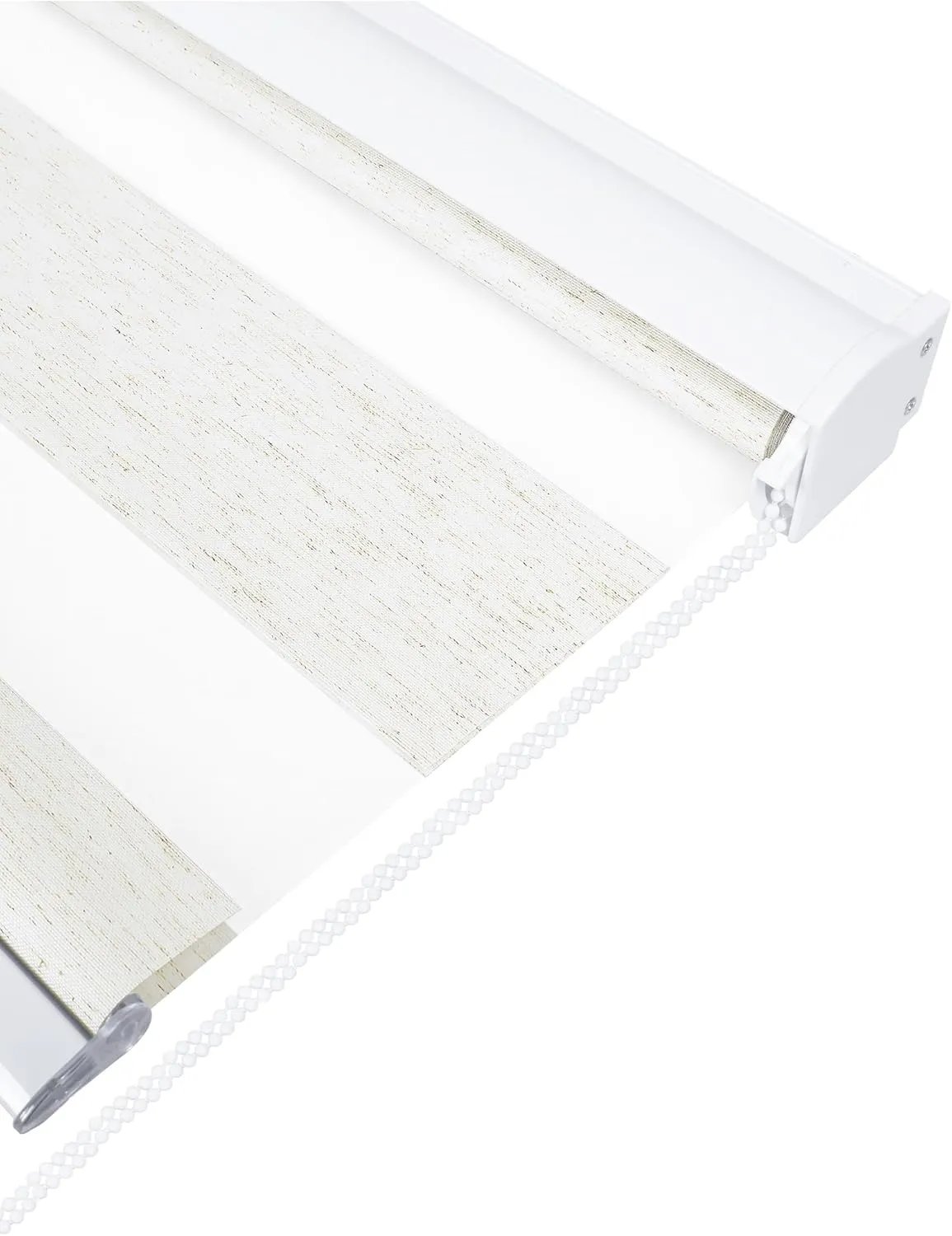 Natural Woven Linen Window Blinds   Strips Woven Blinds for Windows