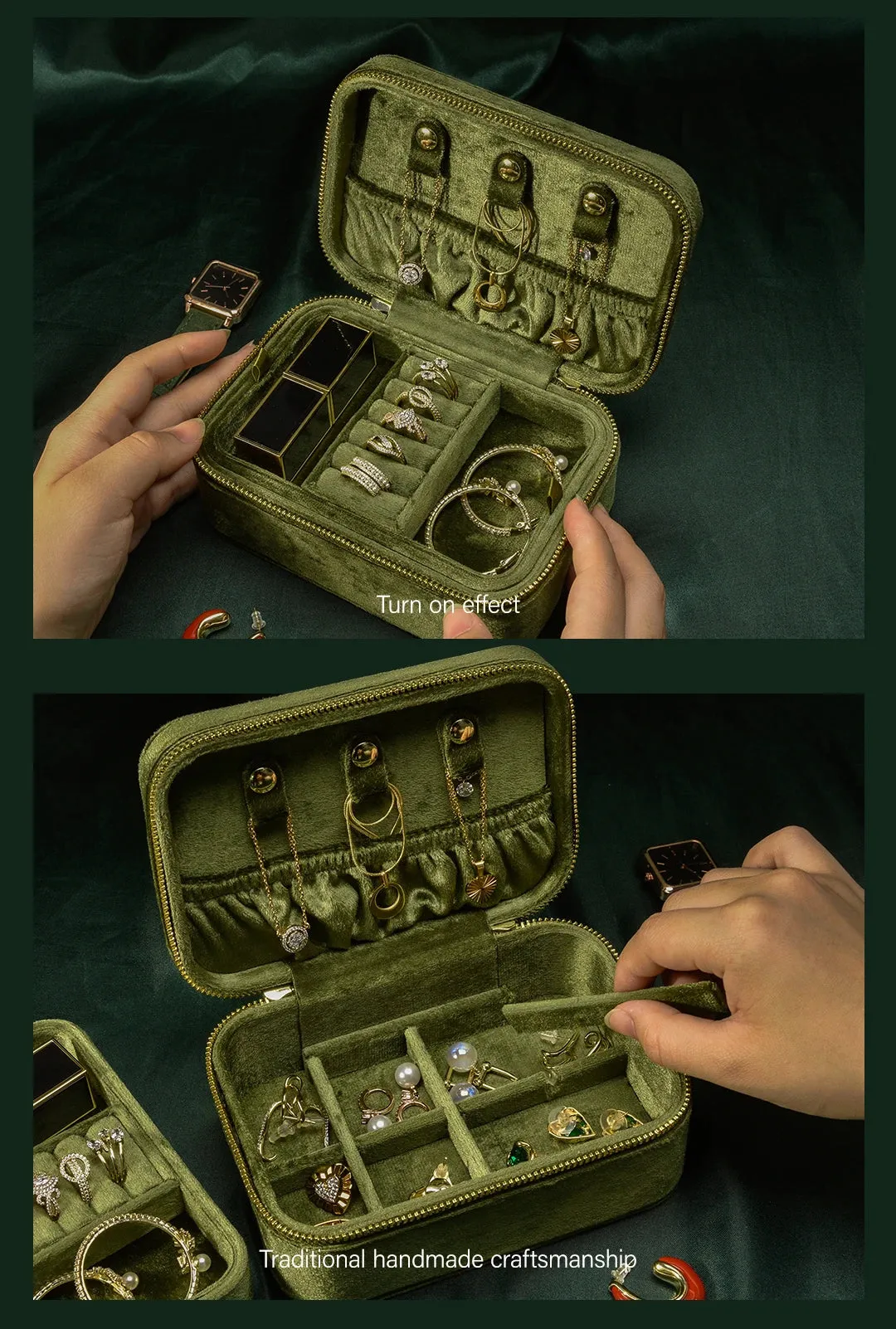 Necklace Earrings Jewellery Organizer