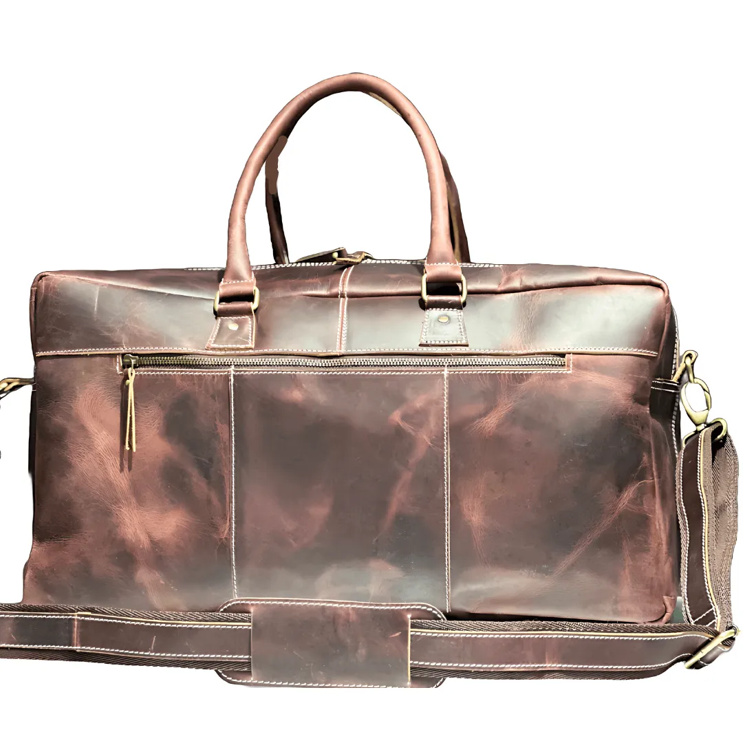 Nera Duffle Bag-Burgundy