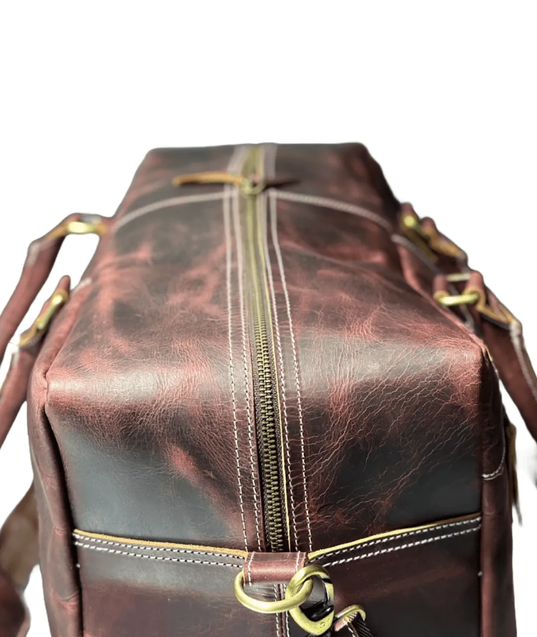 Nera Duffle Bag-Burgundy