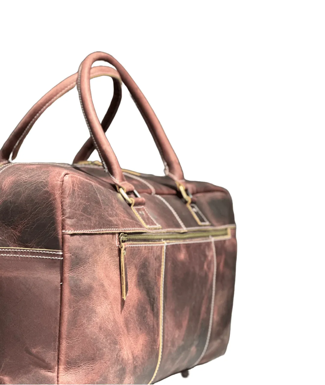 Nera Duffle Bag-Burgundy