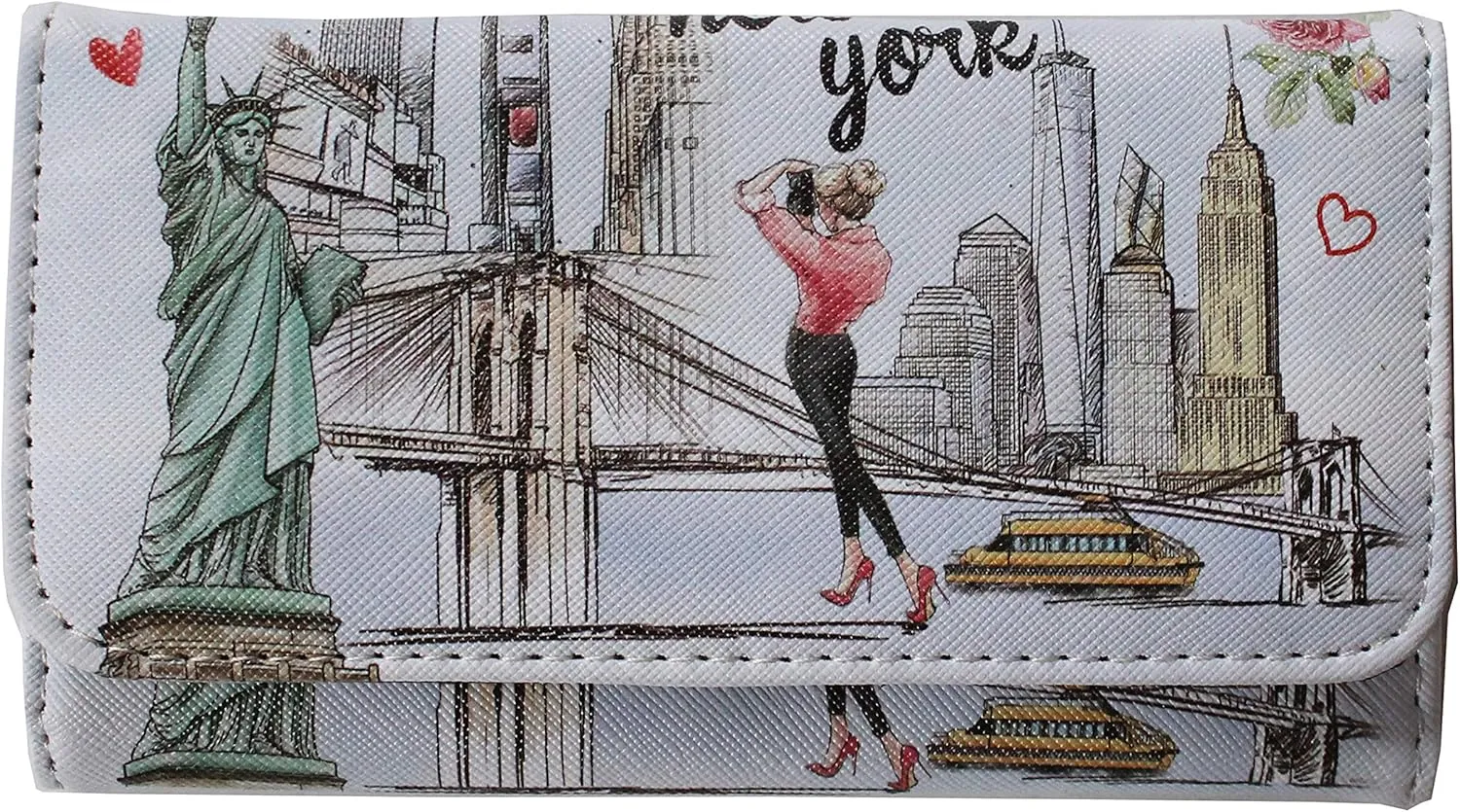 NEW YORK Statue of Liberty Souvenir Gift Purse Wallet