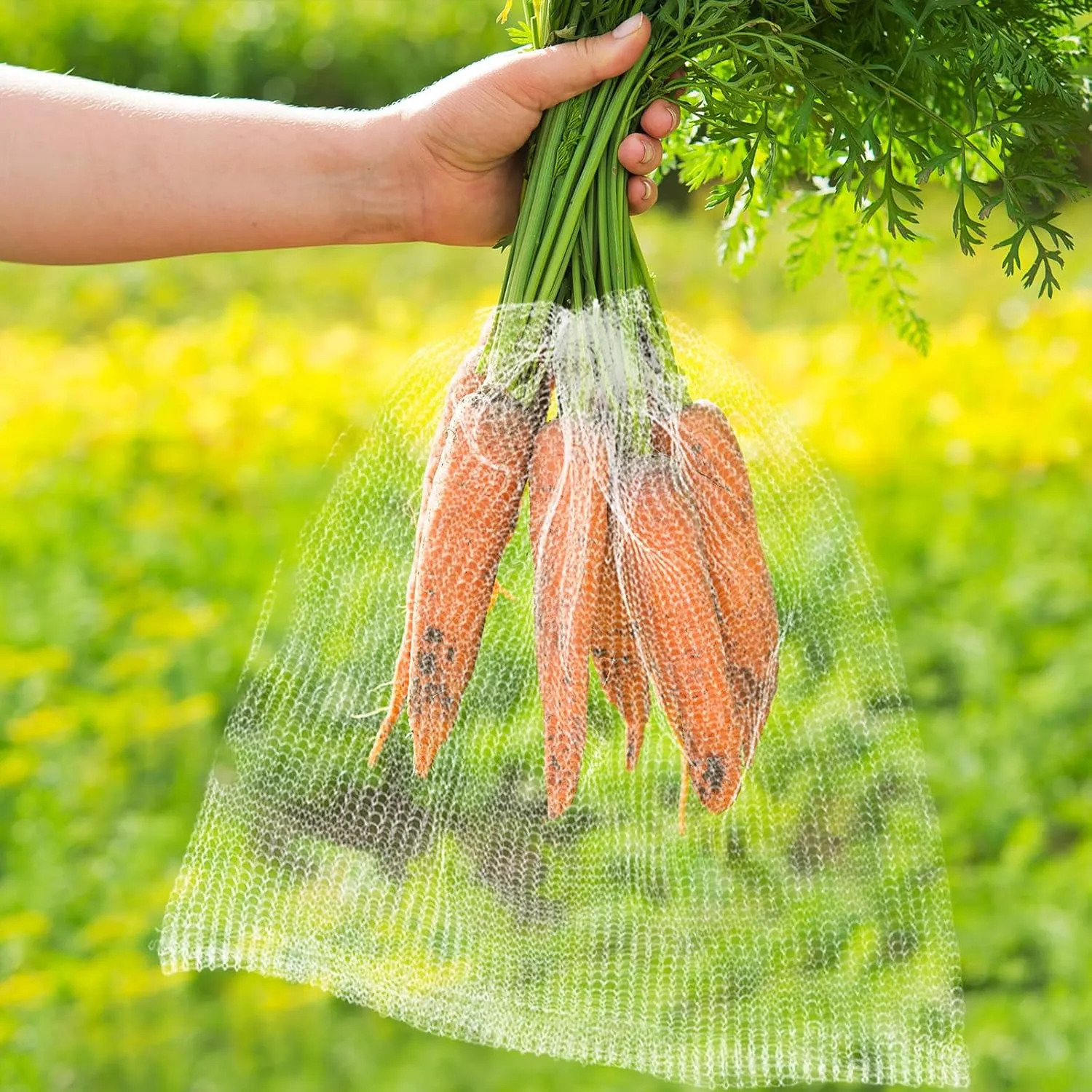 Nuenen 20 Pcs Large Root Guard Gopher Basket Vole Mesh Wire Baskets Stainless Steel Guard Cages Knitted Gopher Wire Mesh for Underground Vegetables Flowers Tree Root Protection (10 Gallon)