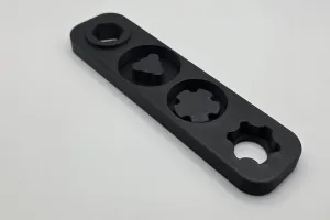 Obsidian 9/45 Suppressor Tool/Wrench - 4 in 1 - Carbon Fiber Infused