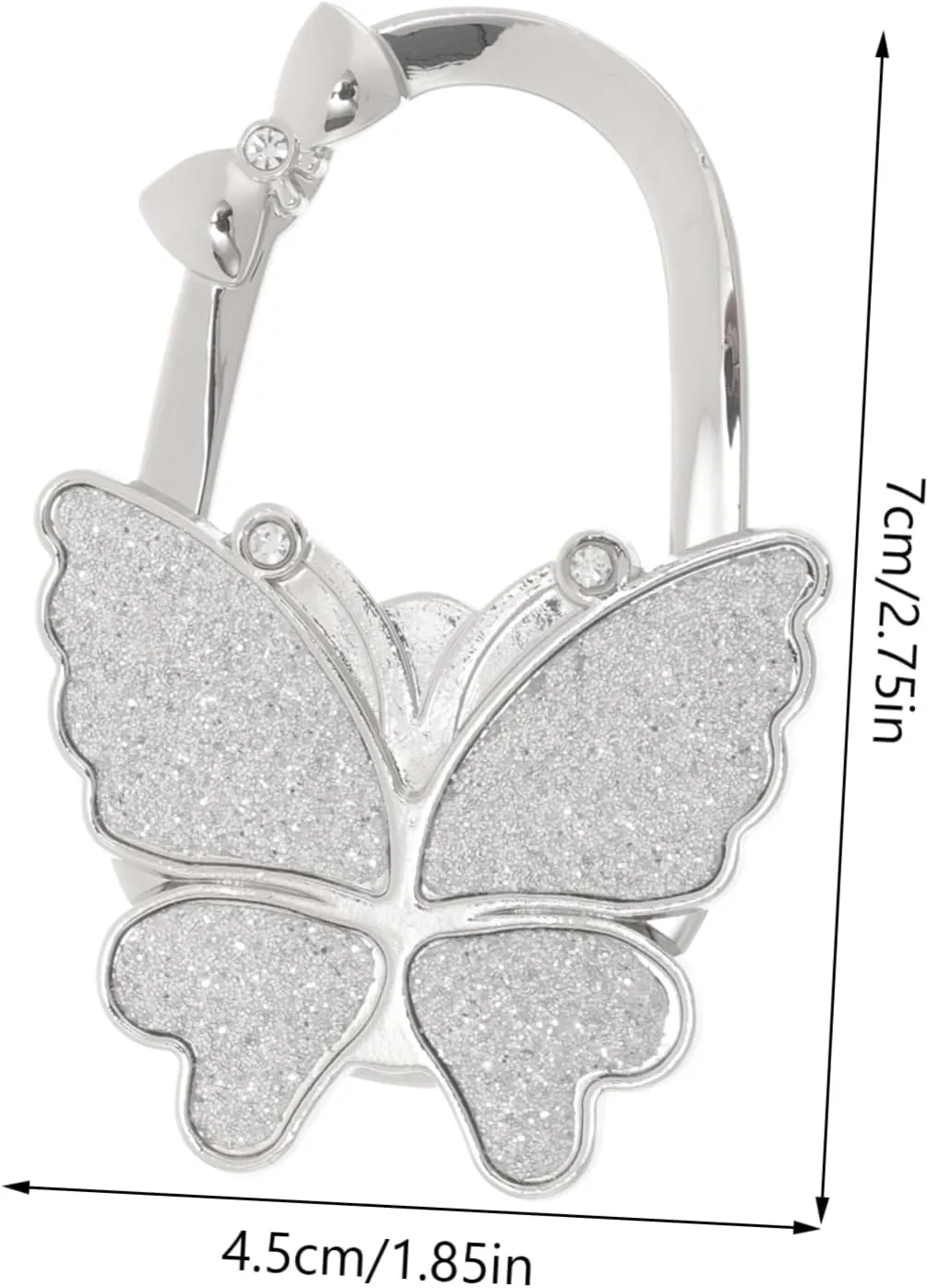 Office Desk Bag Hanger Handbag Holder Decorative Butterfly Shape Purse Hook