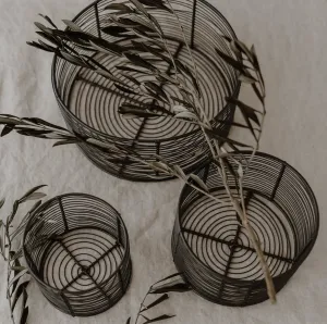 Ola Round Wire Baskets