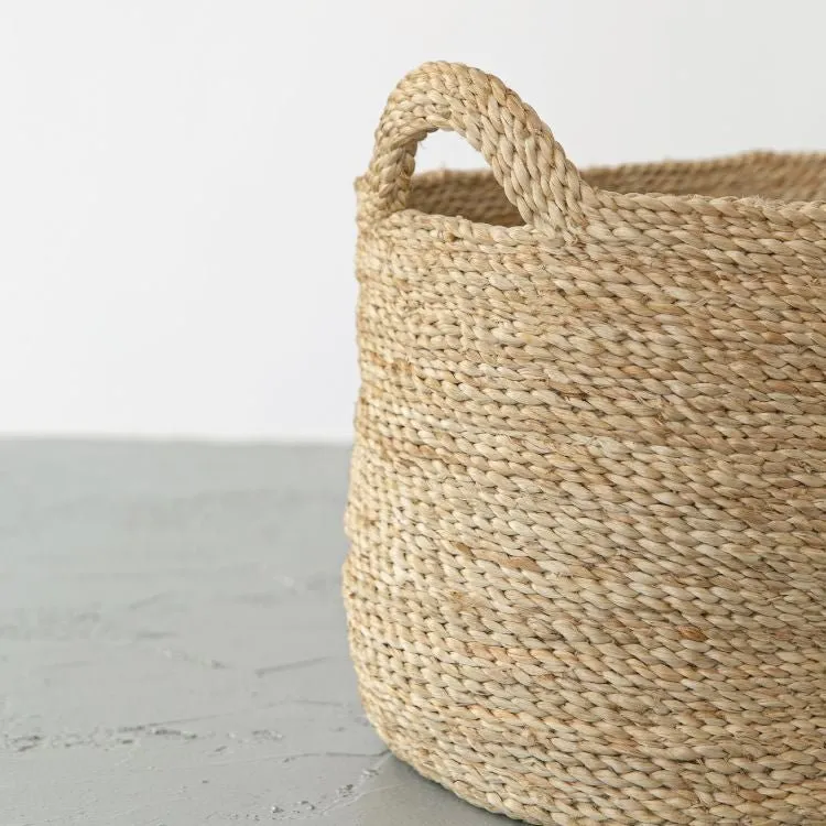 Oval Jute Baskets - Natural