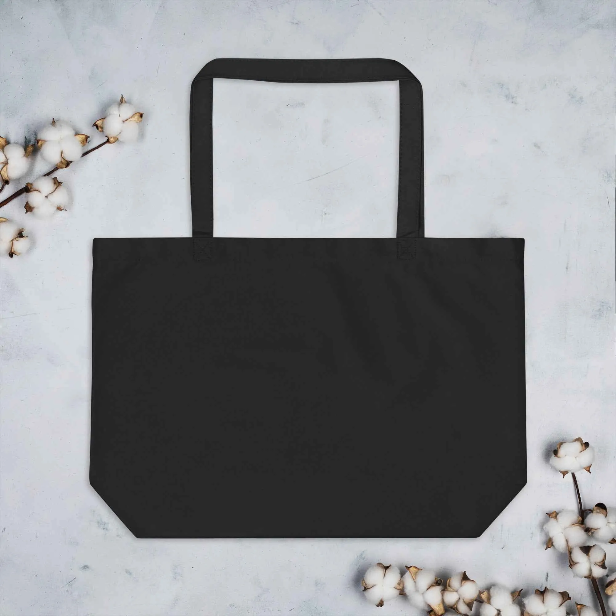 Owl Large Eco-Friendly Organic Tote Bags - Durable & Roomy Shopping Solution