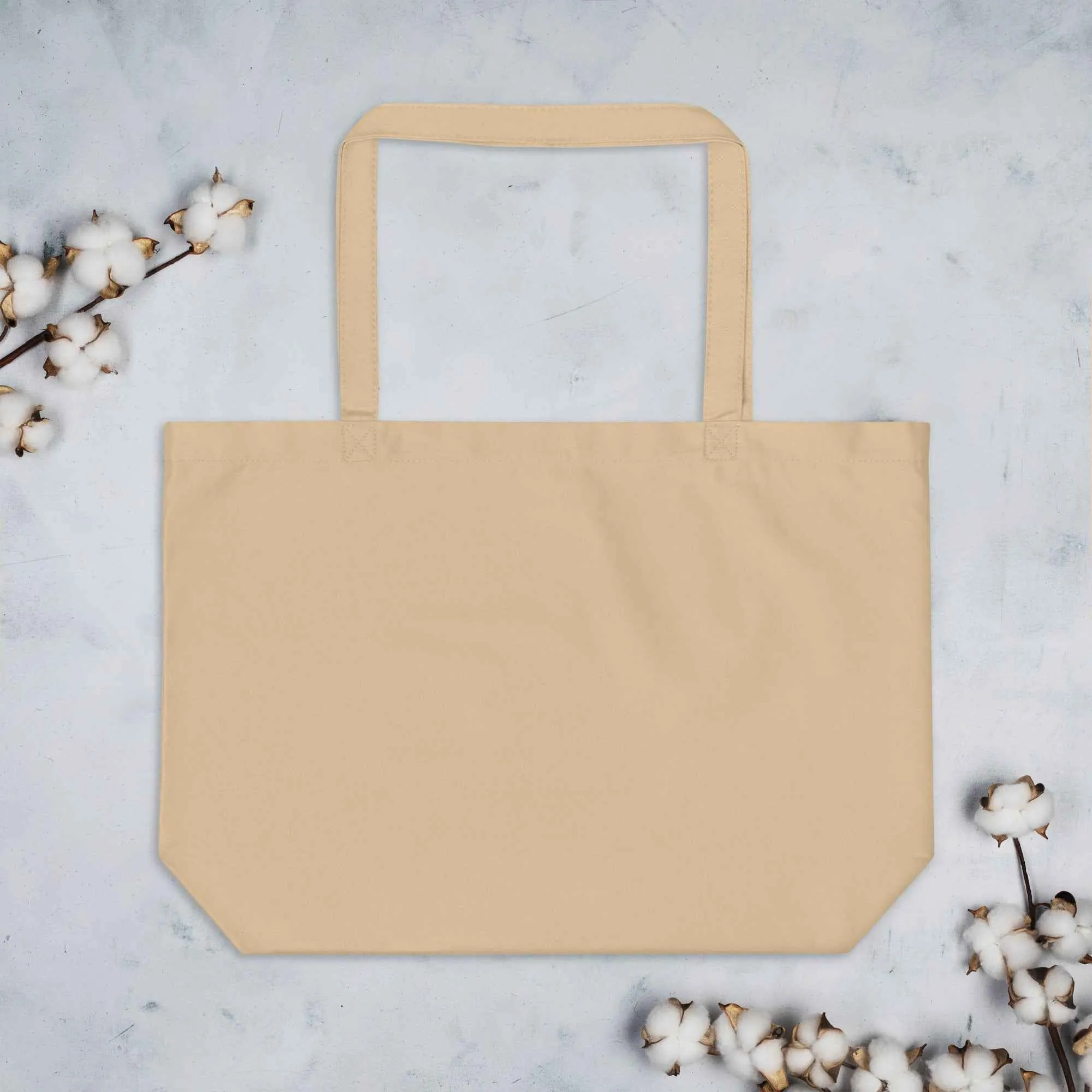 Owl Large Eco-Friendly Organic Tote Bags - Durable & Roomy Shopping Solution