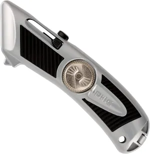 Pacific Handy Cutter QBAR Smart Auto Retract Metal Safety Cutter with Bladeless Tape Splitter (E13301-9)