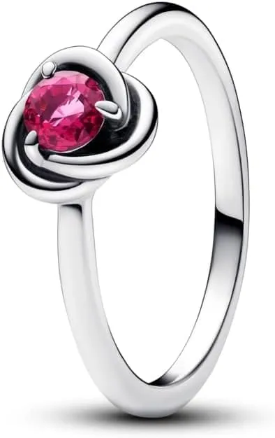PANDORA - Silver Ring for Women - Gift for Her - Sterling Silver with Man-Made Crystal - With Gift Box