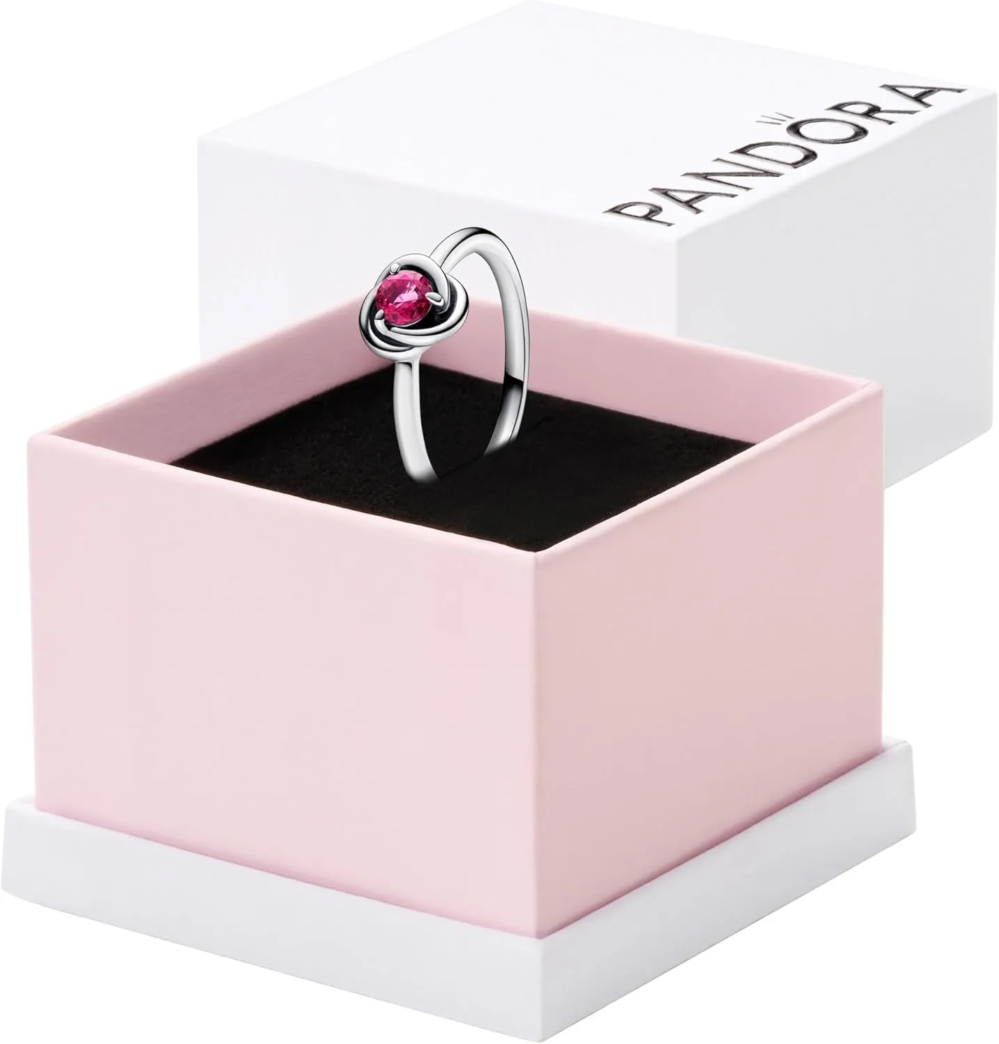 PANDORA - Silver Ring for Women - Gift for Her - Sterling Silver with Man-Made Crystal - With Gift Box