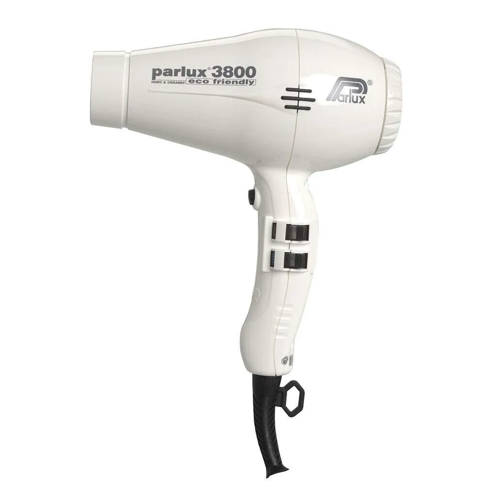 Parlux Parlux Eco Friendly 3800 Dryer, White (parlux3800)