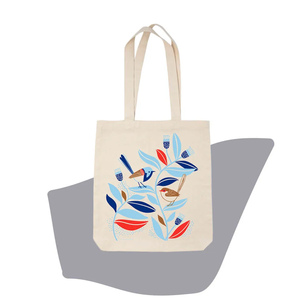 Peaceful Wrens - Vegan Tote Bag