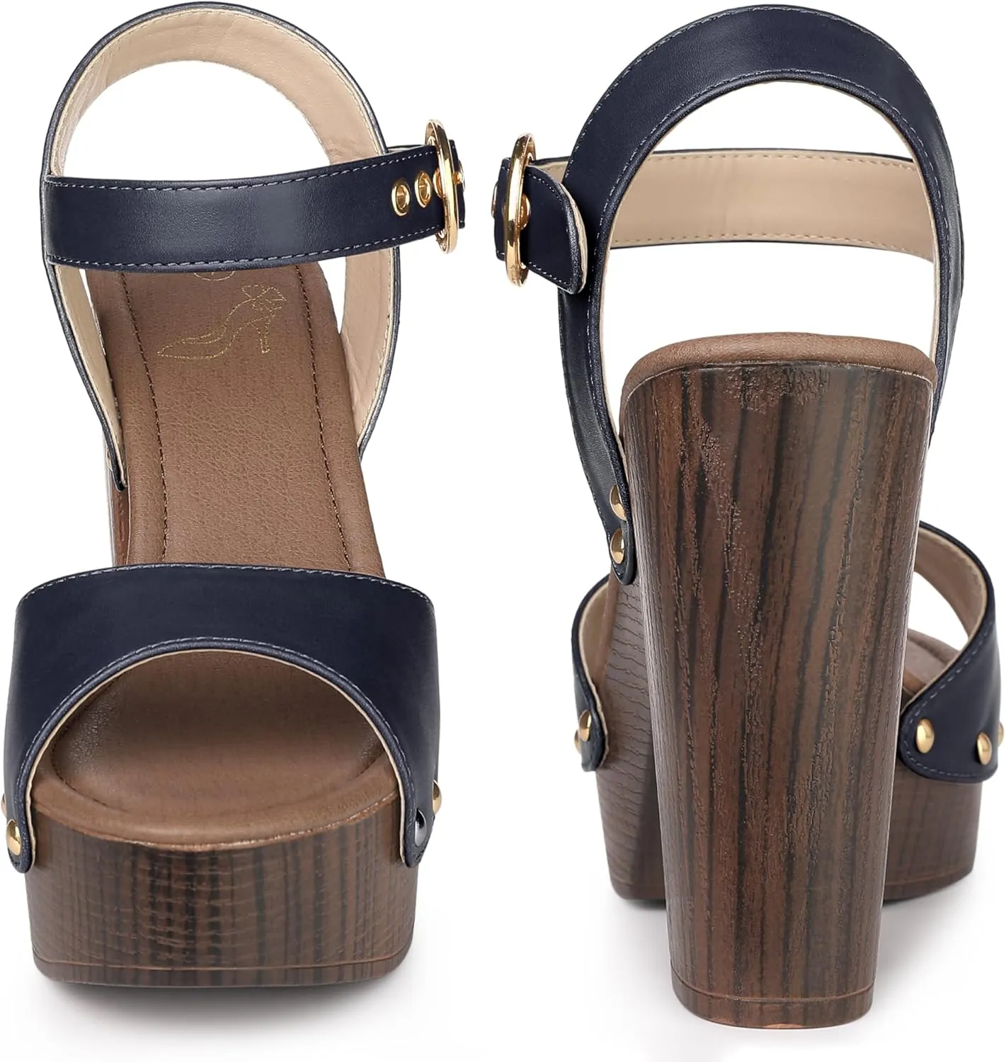 Perphy Platform Heels Slingback Chunky High Heel Sandals for Women