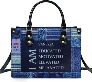 Personalized Leather Handbag For Black Women