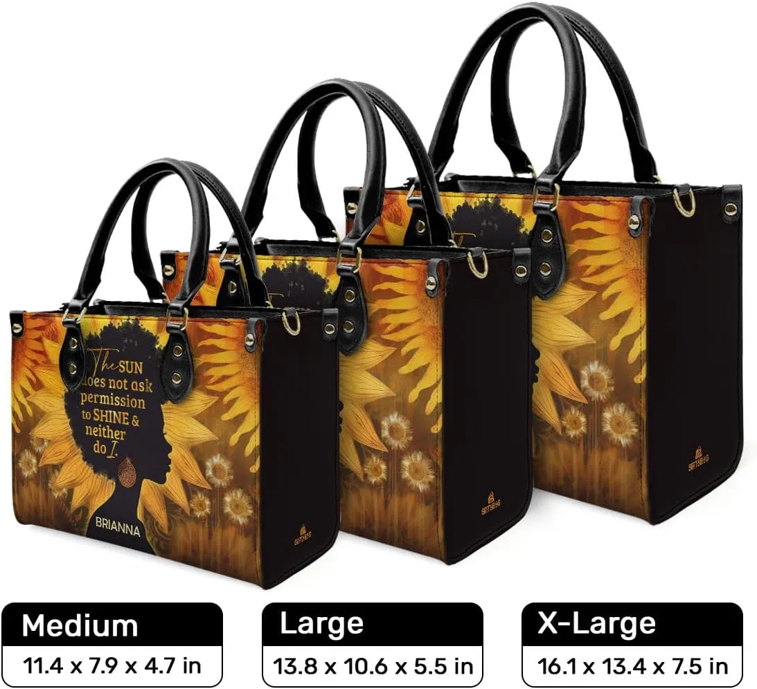 Personalized Leather Handbag For Black Women