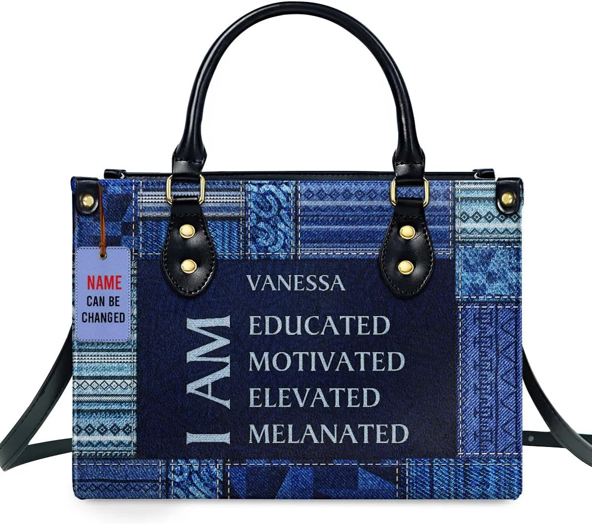 Personalized Leather Handbag For Black Women