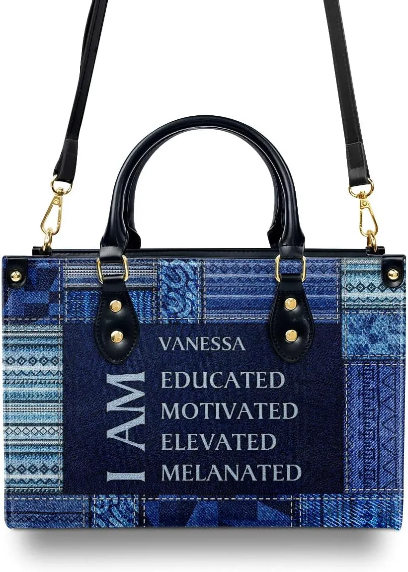 Personalized Leather Handbag For Black Women