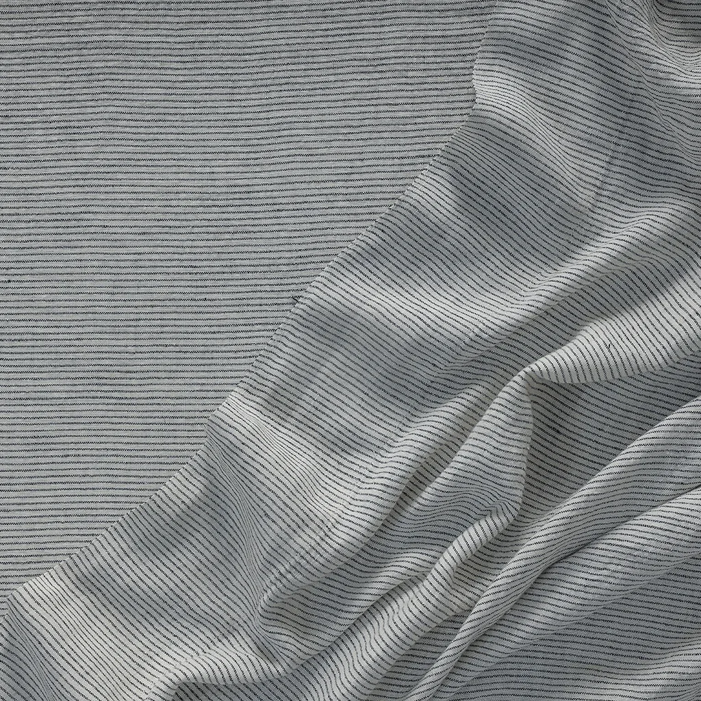 Pinstripe Linen Sheet Set - 100% French Flax Linen