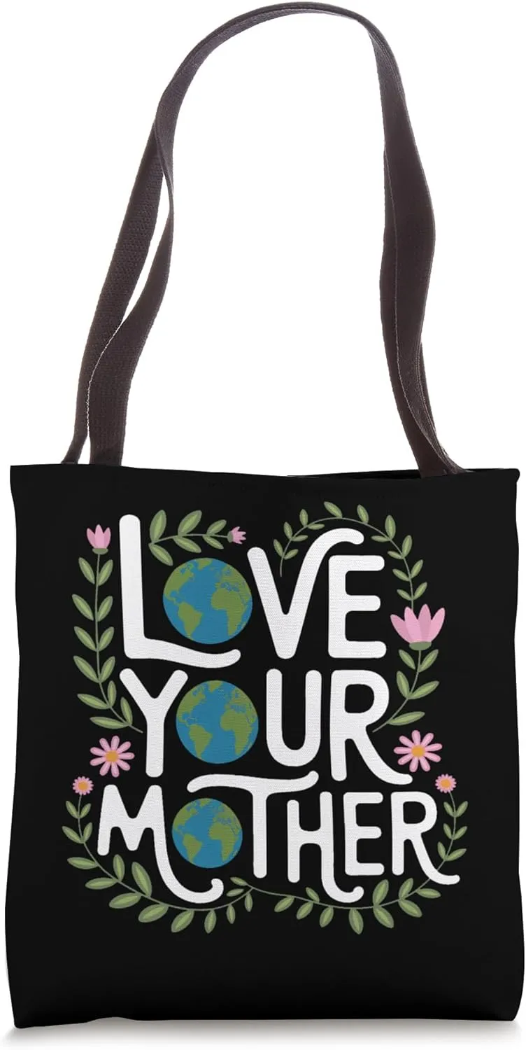 Planet Mother Earth Eco-Friendly Nature-Conscious Awareness Tote Bag