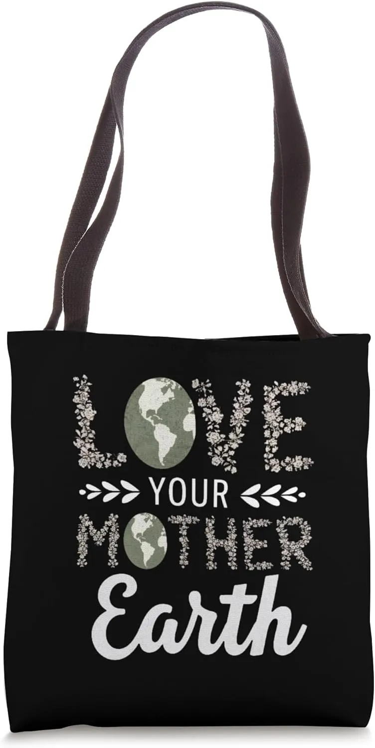 Planet Mother Earth Eco-Friendly Nature-Conscious Awareness Tote Bag