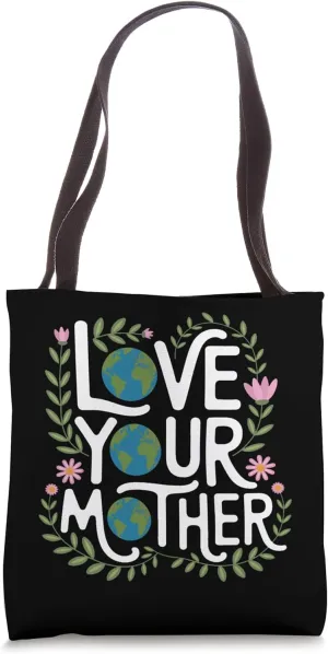 Planet Mother Earth Eco-Friendly Nature-Conscious Awareness Tote Bag