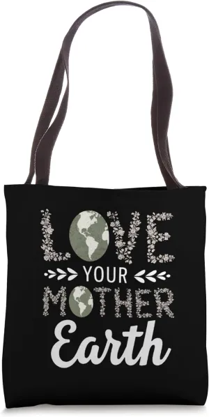 Planet Mother Earth Eco-Friendly Nature-Conscious Awareness Tote Bag