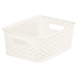 Plastic Basket 8 Litres - White My Style by Curver
