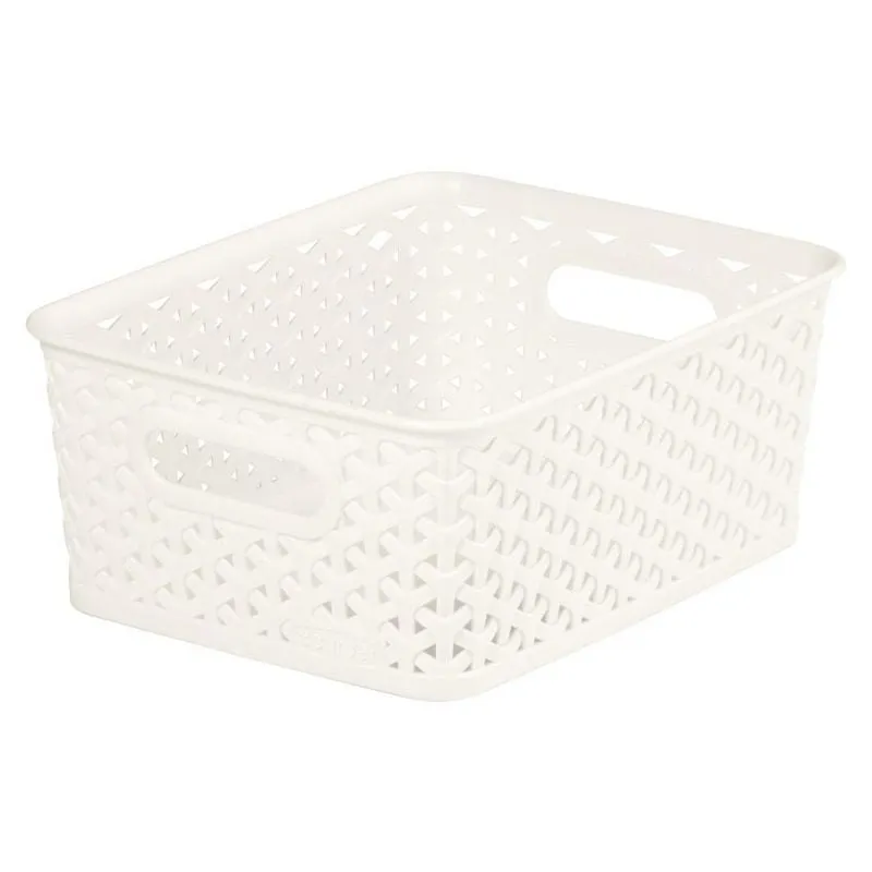 Plastic Basket 8 Litres - White My Style by Curver
