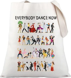 PLITI Dancer Gifts Dance Tote Bag Dancing Lover Gift Dance Team Gift Dancing Graduation Gift Dance Teacher Gift Shoulder Bag
