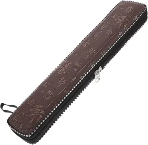 Portable Flute Case Decorative Pattern Wind Instrument Bag Large Capacity Storage Case for Schools and Practice