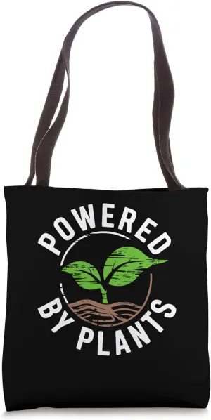 Powered By Plants Vegan Eco-Friendly Tote Bag