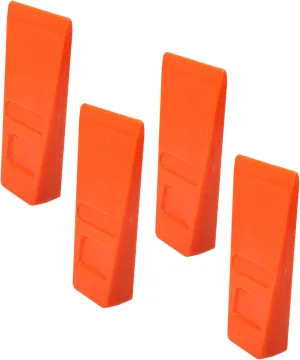 Practical 4-Piece Felling Wedge Set Woodworking Tool Wedges Plastic Chock Tree Cutting