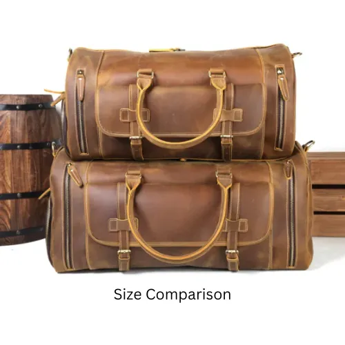 Premium Quality Cows Hide Leather Duffel Bag