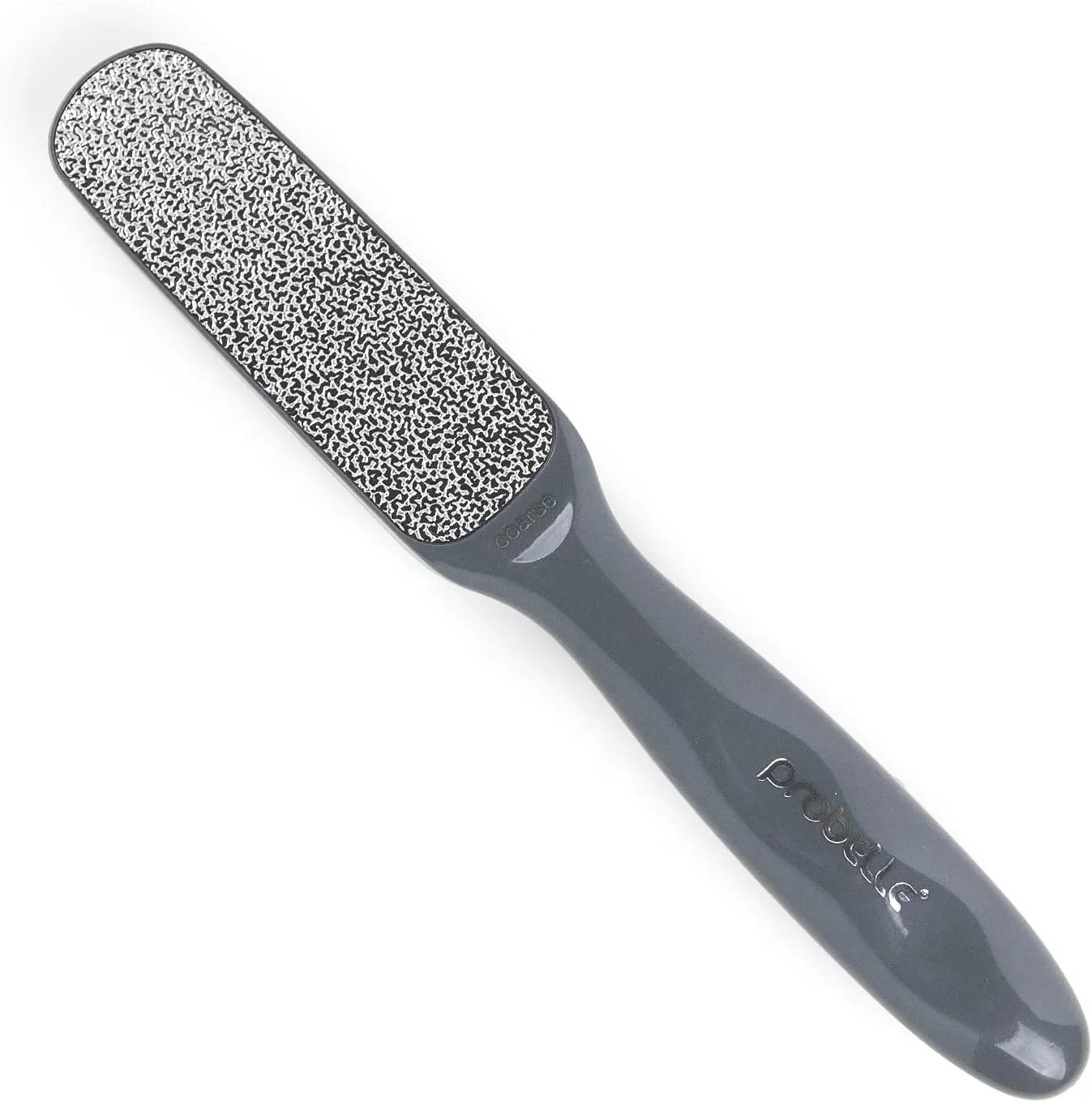 Probelle Double Sided Multidirectional Nickel Foot File Callus Remover - Immediately Reduces calluses and Corns to Powder for Instant Results, Safe Tool (Dark Grey)