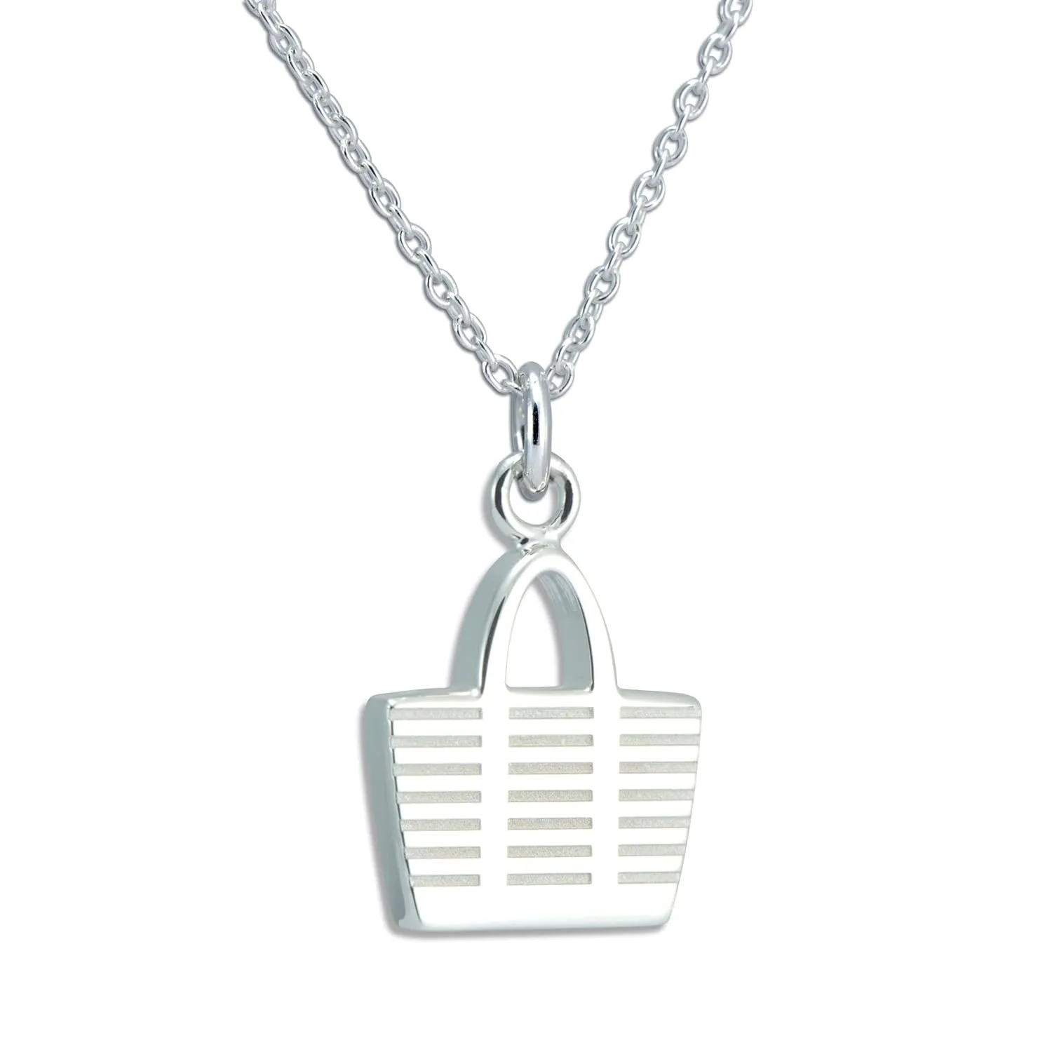 Purse Necklace in Sterling Silver
