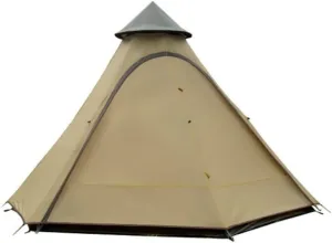 Pyramid Camping Family Tent Double Rainproof Tent 4-6 People Outdoor Picnic Field Waterproof Large Outdoor Tent Tents for Camping (C 380x330x240cm)