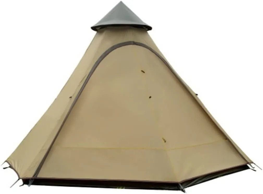 Pyramid Camping Family Tent Double Rainproof Tent 4-6 People Outdoor Picnic Field Waterproof Large Outdoor Tent Tents for Camping (C 380x330x240cm)