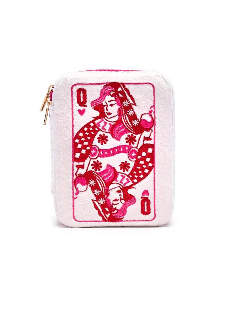Queen of Hearts Jewelry Zip Case/Organizer
