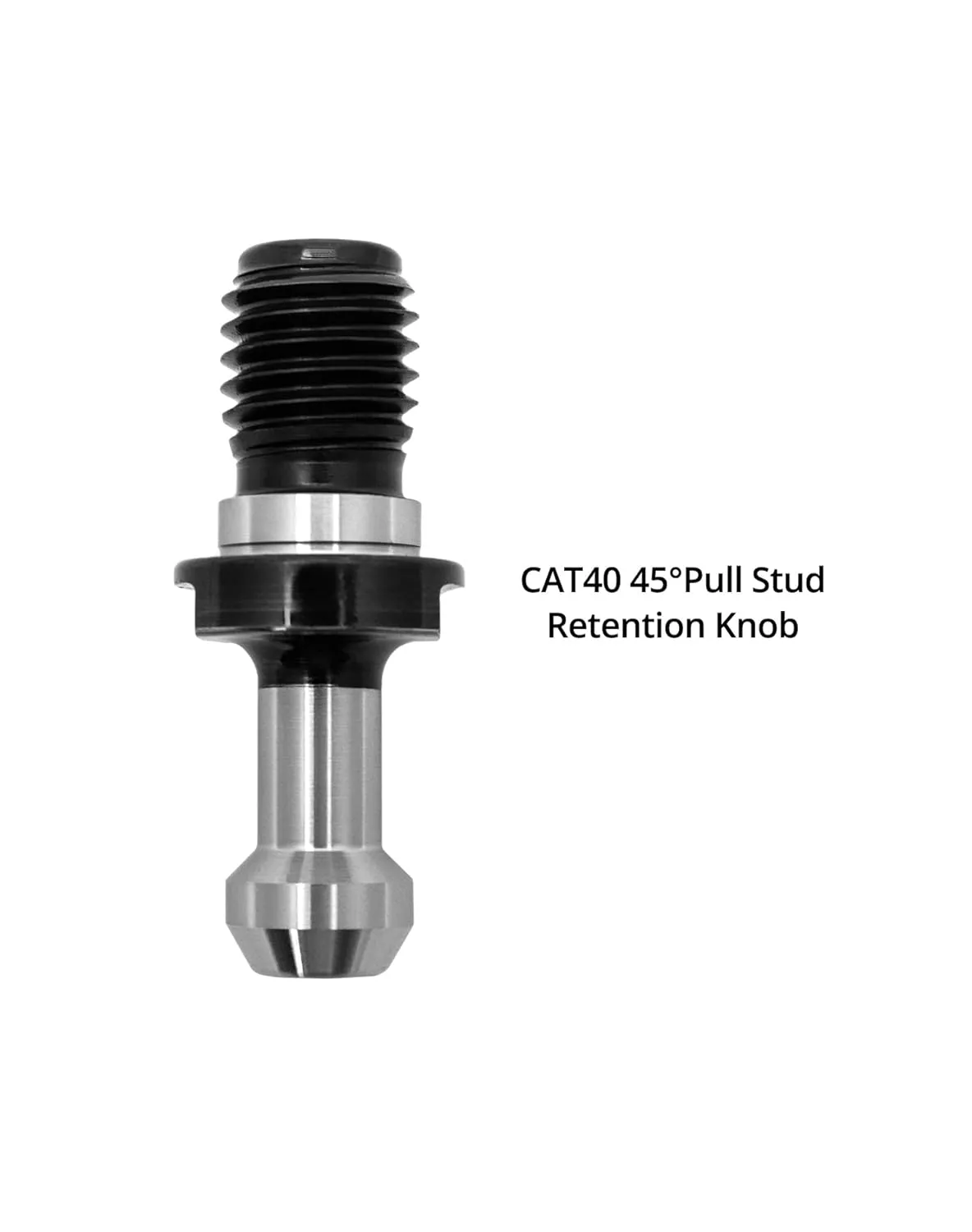 QWORK Heavy Duty 45° Pull Stud Retention Knob Set - Compatible with HAAS CAT 40 CNC Tool Holders (20-Pack)