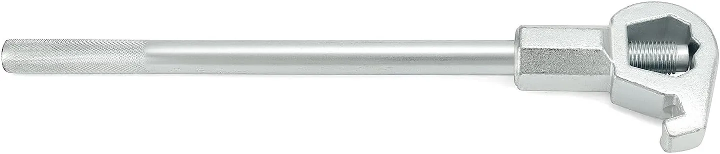 QWORK Heavy Duty Adjustable Hydrant Wrench – Fits 1-1/2" to 6" Bolt Head Sizes, Designed for Loosening Caps and Opening Valves