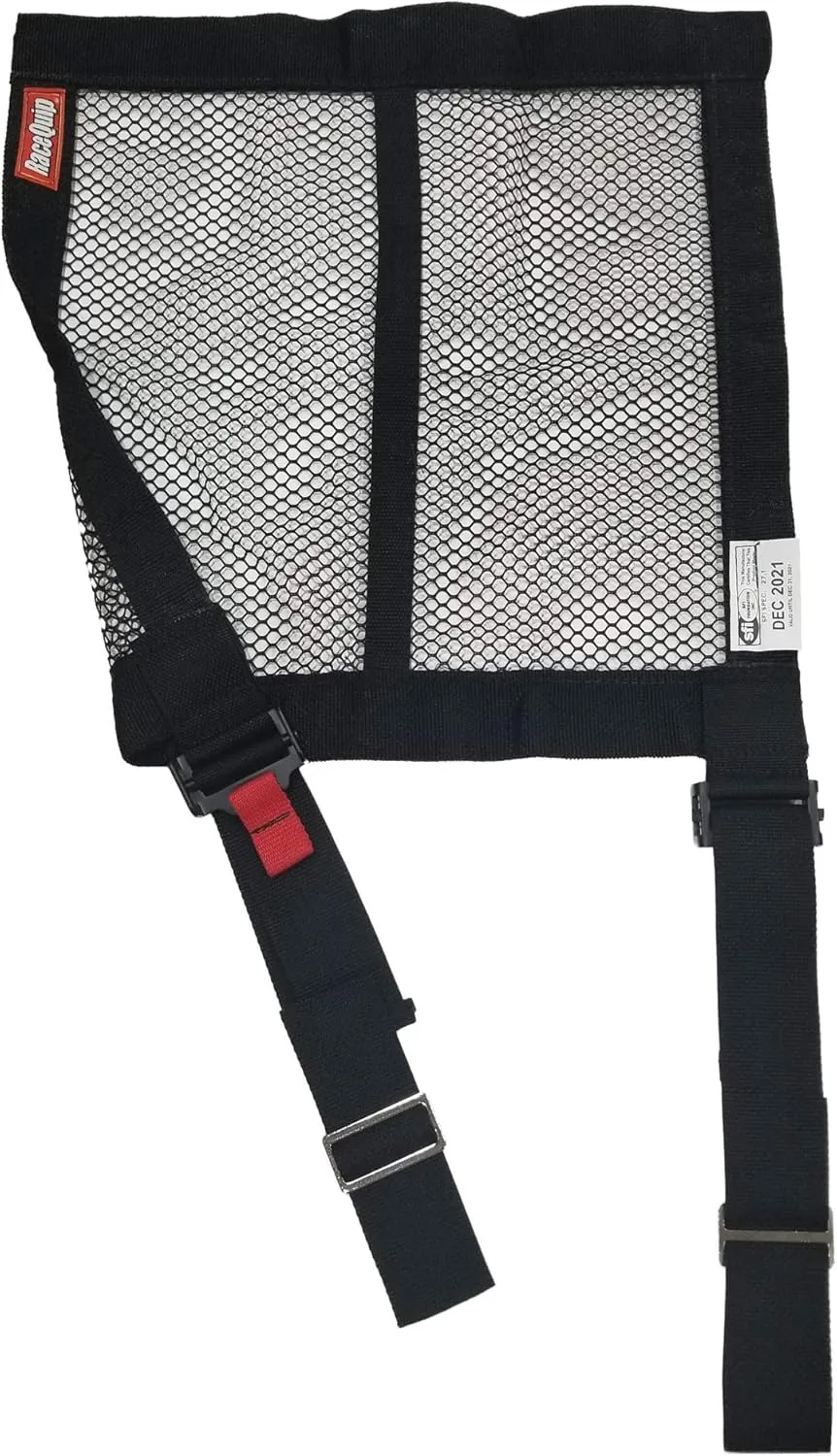 RaceQuip 824991RQP Window Net 824 Hybrid - SFI 27.1 - Mesh Webbing - 15 x 18 in - Black