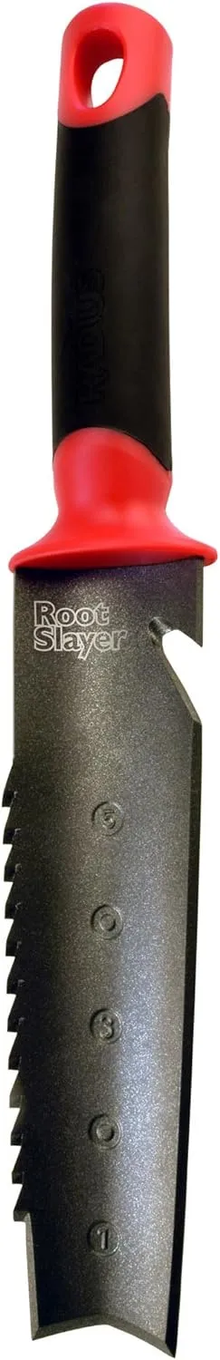 Radius Garden 16211 Root Slayer Soil Knife, Red
