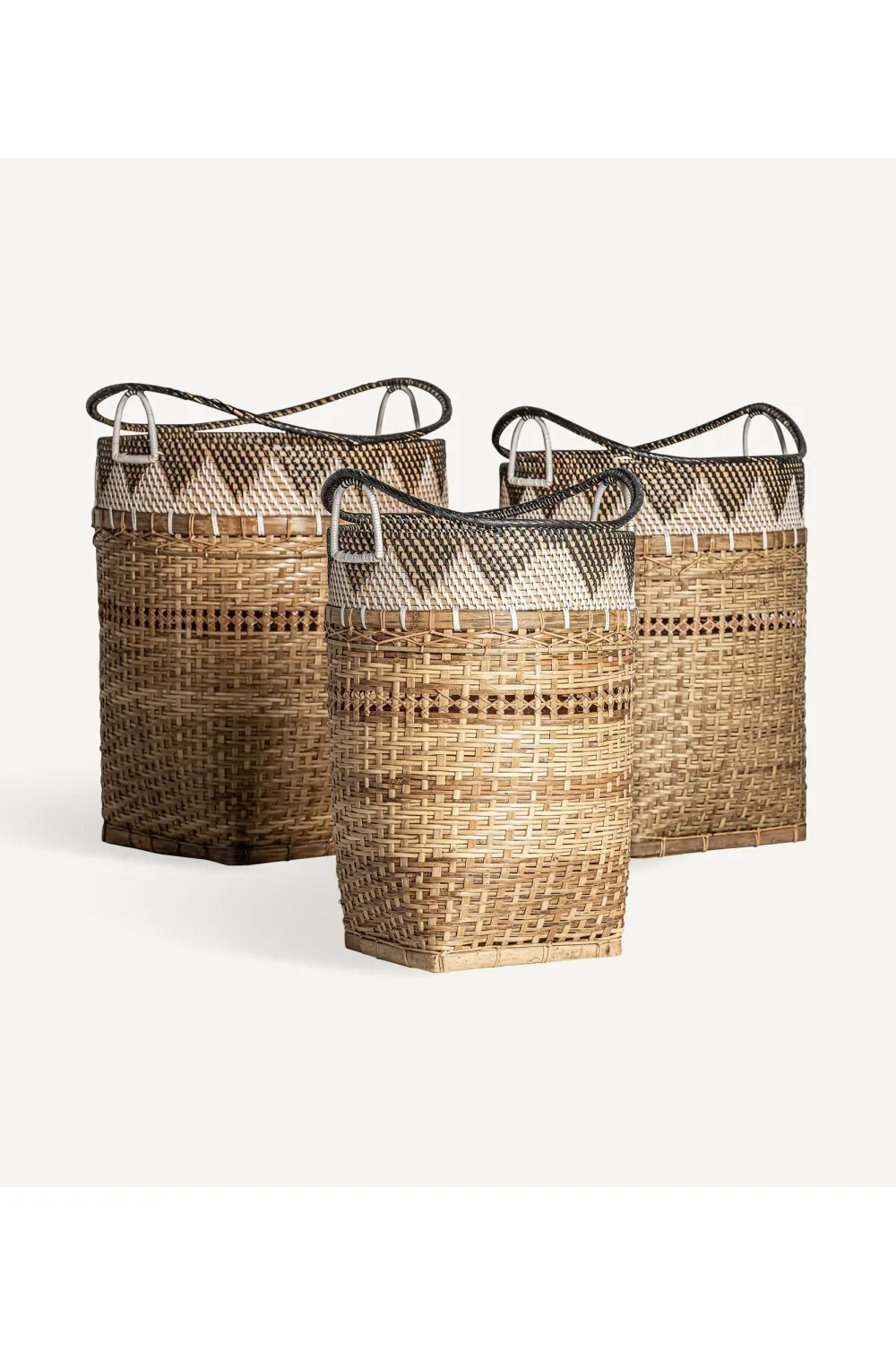 Rattan Stackable Baskets (3) | Vical Home Zirba