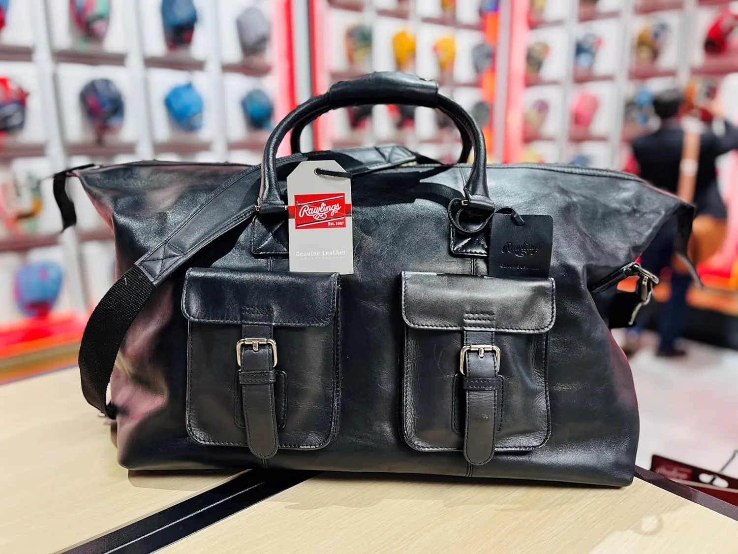 Rawlings | Men's Leather Weekender Duffle Bag Collection | Multiple Styles & Colors