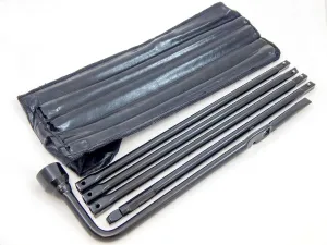 Red Hound Auto 5-Piece Tire Wrench Set, Compatible with Chevrolet/GMC/Cadillac, Heavy Duty Steel, Will Not Rust or Corrode